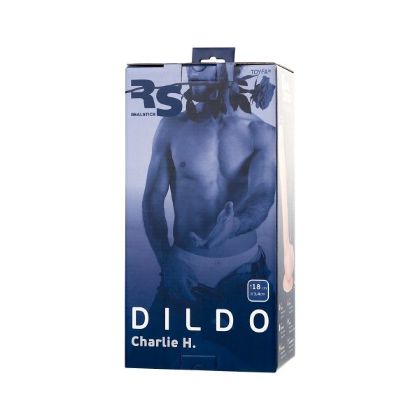 Телесный фаллоимитатор-реалистик Charlie H - 18 см Телесный фаллоимитатор-реалистик Charlie H - 18 см