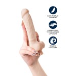 Телесный фаллоимитатор-реалистик Charlie H - 18 см Телесный фаллоимитатор-реалистик Charlie H - 18 см