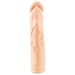 Телесная насадка-удлинитель Silicone Extension - 19 см