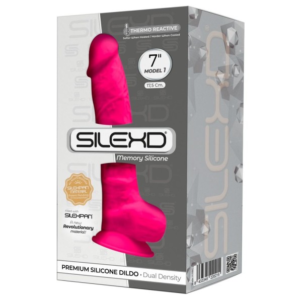 Розовый фаллоимитатор-реалистик Premium Dildo 7  Model 1 Premium - 17,5 см