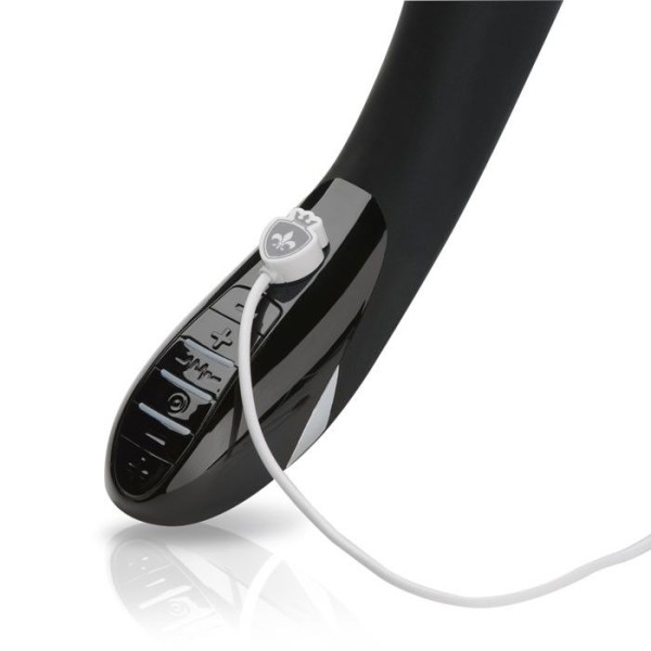 Черный вибратор с миостимуляцией Mystim Electric Eric Black Edition - 27 см