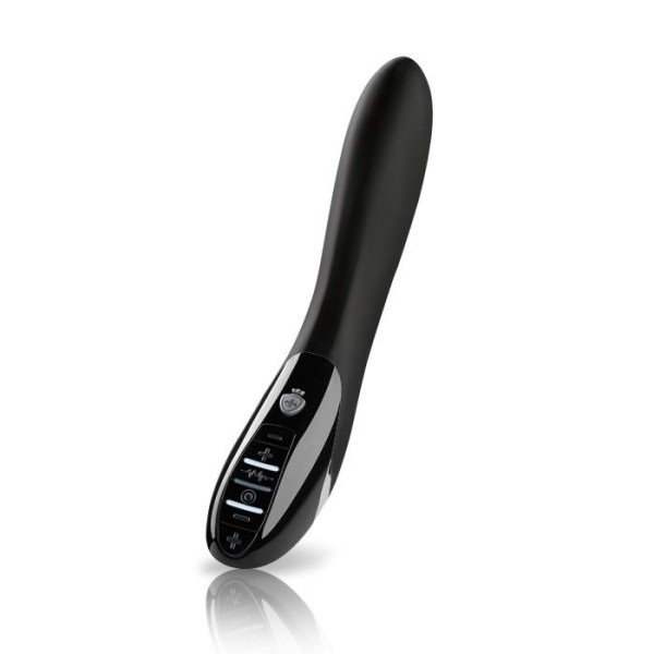 Черный вибратор с миостимуляцией Mystim Electric Eric Black Edition - 27 см