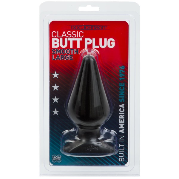 Анальная пробка Butt Plugs Smooth Classic Large - 14 см