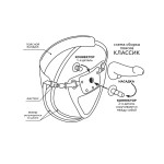 Страпон телесного цвета на регулируемых ремешках - 17 см