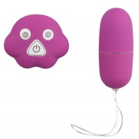 Фиолетовое виброяйцо с пультом управления вибрацией Фиолетовое виброяйцо с пультом управления вибрацией