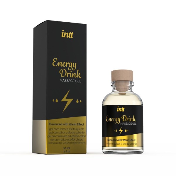 Массажный гель с согревающим эффектом Energy Drink - 30 мл