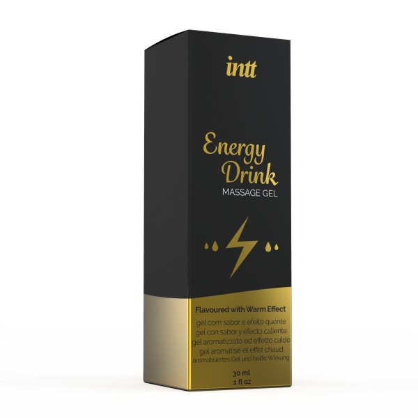 Массажный гель с согревающим эффектом Energy Drink - 30 мл