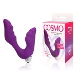 Фиолетовый вибромассажер Сosmo - 12,7 см