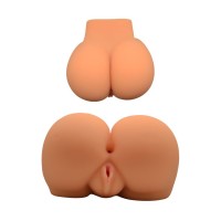 Телесный реалистичный мастурбатор с двумя входами Телесный реалистичный мастурбатор с двумя входами