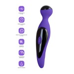 Фиолетовый вибростимулятор COSMY - 18,3 см