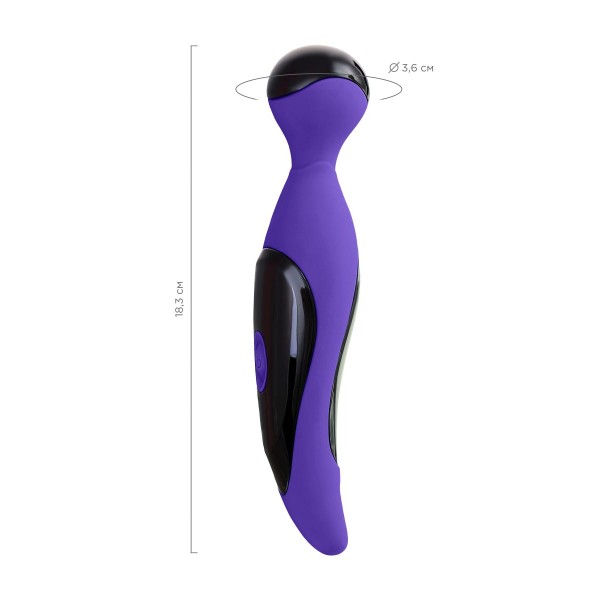 Фиолетовый вибростимулятор COSMY - 18,3 см