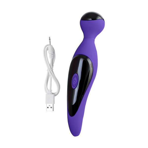 Фиолетовый вибростимулятор COSMY - 18,3 см