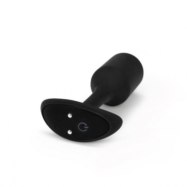 Чёрная пробка для ношения с вибрацией Snug Plug 2 - 11,4 см