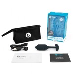Чёрная пробка для ношения с вибрацией Snug Plug 2 - 11,4 см
