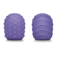 Набор из 2 фиолетовых текстурированных насадок для Le Wand Petite
