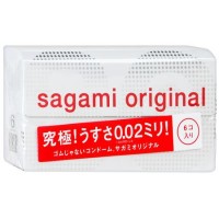 Ультратонкие презервативы Sagami Original 0.02 - 6 шт. Ультратонкие презервативы Sagami Original 0.02 - 6 шт.