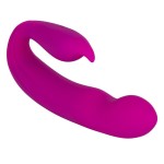 Розовый вибратор G-Spot Dual Stimulator with Rolling Ball - 17,1 см