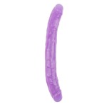 Фиолетовый двусторонний фаллоимитатор 128 Inch Dildo - 32,5 см