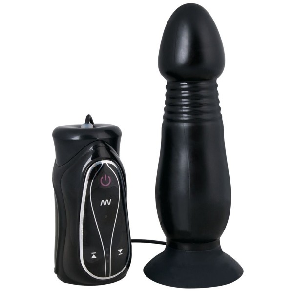 Вибровтулка с пультом Anal Pusher - 16 см