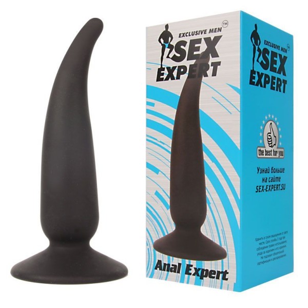 Анальная пробка с тонким кончиком Sex Expert - 11 см