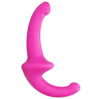 Розовый безремневой страпон Silicone Strapless Strapon Розовый безремневой страпон Silicone Strapless Strapon