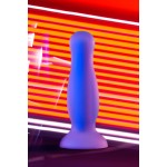 Голубая, светящаяся в темноте анальная втулка Namor Glow - 12,5 см