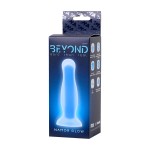 Голубая, светящаяся в темноте анальная втулка Namor Glow - 12,5 см