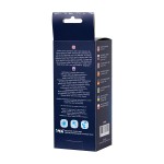 Голубая, светящаяся в темноте анальная втулка Namor Glow - 12,5 см