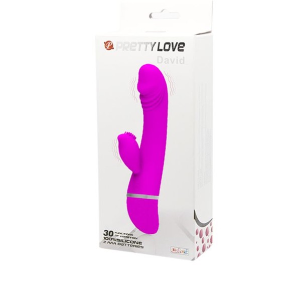 Вибратор Pretty Love David - 18,5 см