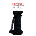 Черная веревка для фиксации Deluxe Silky Rope - 9,75 м