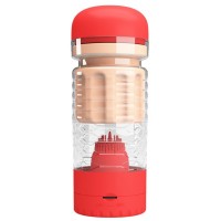 Вибромастурбатор-вагина Emily в красной колбе Вибромастурбатор-вагина Emily в красной колбе