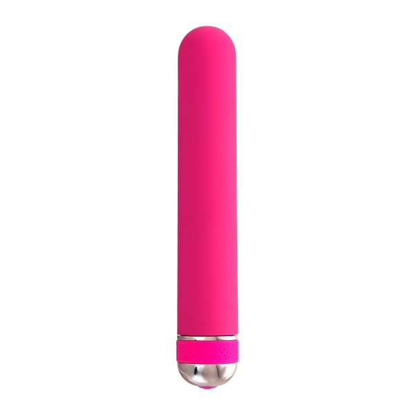 Розовый нереалистичный вибратор Mastick - 18 см