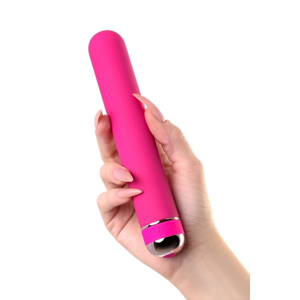 Розовый нереалистичный вибратор Mastick - 18 см