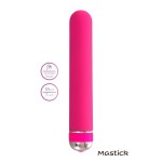 Розовый нереалистичный вибратор Mastick - 18 см