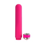 Розовый нереалистичный вибратор Mastick - 18 см