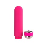 Розовый нереалистичный мини-вибратор Mastick Mini - 13 см