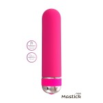 Розовый нереалистичный мини-вибратор Mastick Mini - 13 см