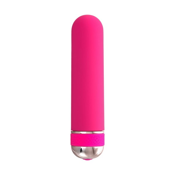 Розовый нереалистичный мини-вибратор Mastick Mini - 13 см