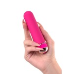 Розовый нереалистичный мини-вибратор Mastick Mini - 13 см