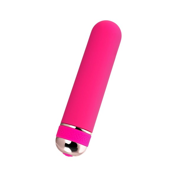 Розовый нереалистичный мини-вибратор Mastick Mini - 13 см