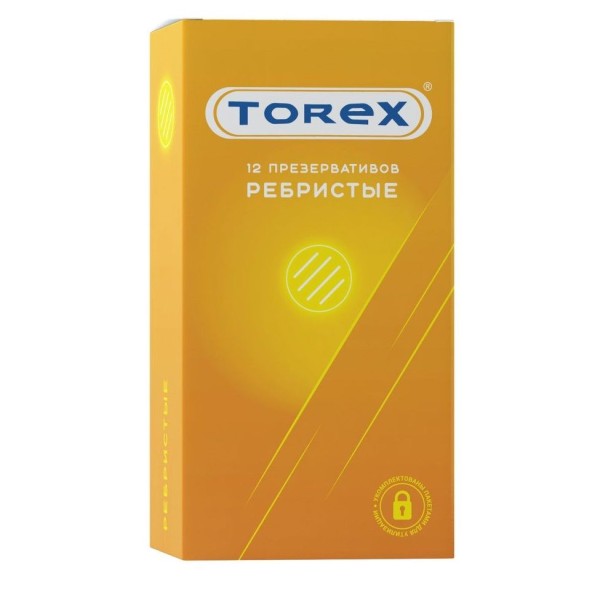 Текстурированные презервативы Torex  Ребристые  - 12 шт