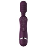 Фиолетовый универсальный массажер Silicone Massage Wand - 20 см