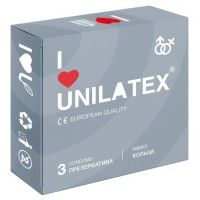Презервативы с рёбрами Unilatex Ribbed - 3 шт. Презервативы с рёбрами Unilatex Ribbed - 3 шт.