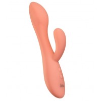 Розовый вибратор Shape of water Pearl с клиторальным отростком - 18,5 см. Розовый вибратор Shape of water Pearl с клиторальным отростком - 18,5 см.