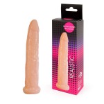 Телесный анальный фаллоимитатор-реалистик - 17,5 см