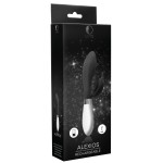 Черный вибратор-кролик Alexios - 21 см