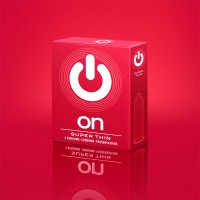 Супертонкие презервативы ON) Super Thin - 3 шт. Супертонкие презервативы ON) Super Thin - 3 шт.