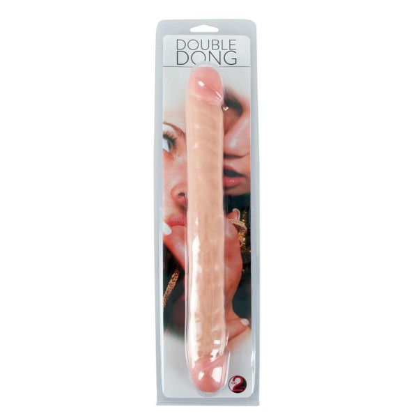 Двусторонний гнущийся фаллоимитатор Double Dong - 33 см