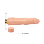 Телесный вибратор-реалистик Barbara - 21,5 см