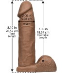 Насадка-реалистик для трусиков Харнесс Vac-U-Lock 8  ULTRASKYN Cock - 20,6 см